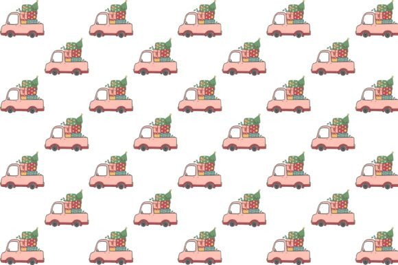 Chrismas Car Pattern: Festive Graphics & Patterns for Real Projects