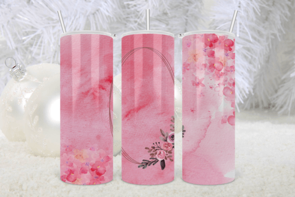 Flower in Love Valentine’s Tumbler Graphics & Print Templates